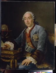 Porträt von Prinz Dmitriy Mikhailovich Golitsyn, 1762